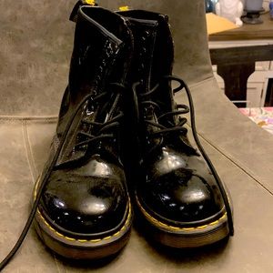 Black Patent Dr Martens 1460 boots